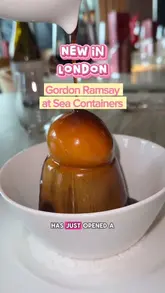 A short, engaging reel showcasing a visit to Gordon Ramsay at Sea Containers in London. The video features a mix of food close-ups, interior shots, and views of the Thames, highlighting the restaurant's upscale atmosphere and family-friendly environment.