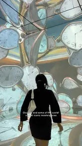 A promotional reel for the Frameless immersive art experience in London, highlighting their collaboration with the Comedy Wildlife Awards and the inclusion of permanent galleries.