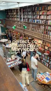 A day-in-the-life vlog following a creator's autumn day in Marylebone, London. The video features a brunch visit to Abuelo cafe, followed by a trip to the Waitrose Christmas showcase, highlighting various food and drink items.