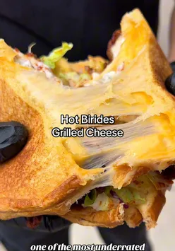Nashville Hot Chicken grilled cheese sandwich from Hot Birdies in Woodford; a delicious and hearty meal for £11.99.
