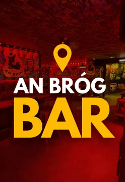 Guests enjoying drinks and music at An Brog, a popular late-night venue in Cork since 1992.