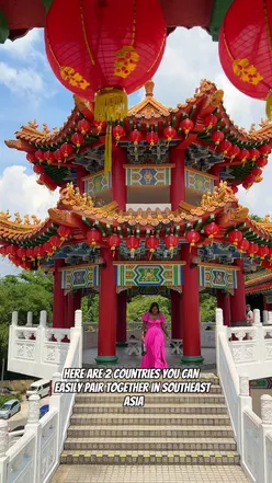 Cultural fusion of two Southeast Asian countries showcased in vibrant traditional dishes.