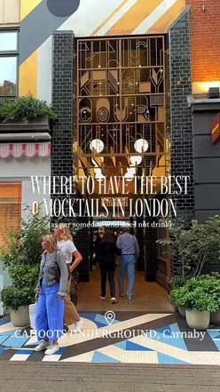 DJ energizing the dancefloor at Cahoots London’s 10th Birthday Party with vibrant mocktails and festive atmosphere.