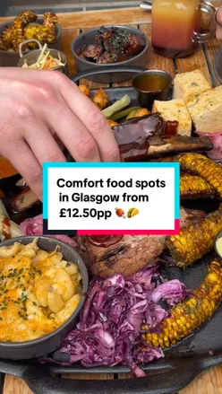 Cozy dining options in Glasgow for the 'ber months, featuring BBQ platters, fondue, and unlimited meats.