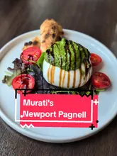 Enjoying gluten-free pasta and pizza at Murati’s Pizzeria in Milton Keynes with family and friends.