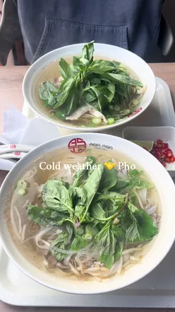 Warm bowl of pho at Asia Asia Food Hall in Birmingham, perfect for chilly days #pho #birminghamuk