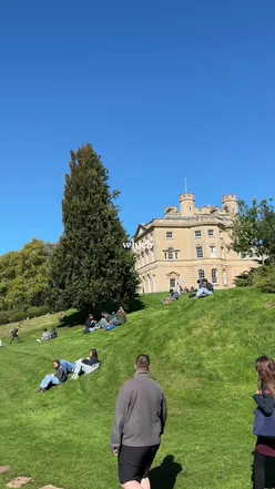 Student enjoying their first day of third year at Bristol Uni, capturing the moment with a happy smile.
