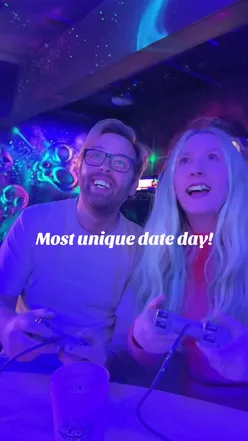 Neon cocktails and retro arcade games at NQ64, the ultimate date night spot in Manchester.