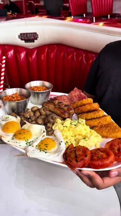 Delicious brunch spread at Big Moe’s Diner featuring burgers and more, shared with friends and food lovers.