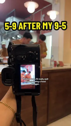 Enjoying churros and horchata at Aguamiel, a Mexican café in London, after a busy workday.