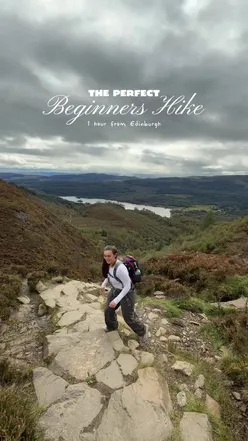 Stunning autumn views from the beginner-friendly Ben A'an hike near Edinburgh, perfect for outdoor enthusiasts.