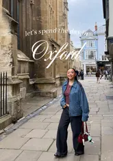 A traveler exploring the charming streets of Oxford, capturing memorable moments in this picturesque city.