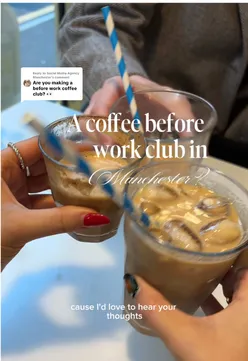 Women enjoying coffee together at a trendy Manchester coffee shop, sharing suggestions and supporting each other.