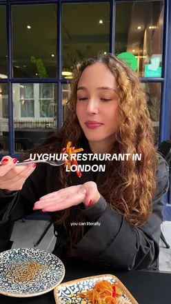 First experience of Uyghur cuisine at Urumchi restaurant in London, featuring delicious dishes and vibrant atmosphere.