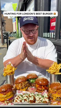 Two delicious burgers, Bacon Swiss and Chimni Chilli Flipper, at Motherflipper in London, part of an exclusive Uber Eats deal.