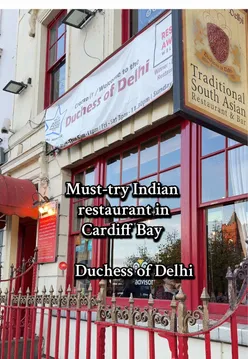 Delicious meal featuring Fish Pakora, Seekh Kebab, Banjari Gosht at Duchess of Delhi, Cardiff Bay.