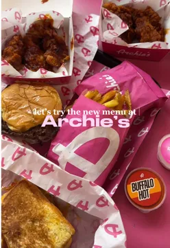 New menu items at Archies, featuring a bacon jam burger and Nashville chicken sandwich in Birmingham.