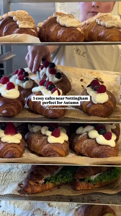 Autumn coffee spots in Nottingham: cozy cafés for slow living, featuring Public & Plants, The Apple Tree Tea House, and Specialty Coffee Shop.