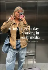 Behind-the-scenes at a London launch event with a social media marketing girly enjoying drinks and festivities.
