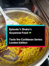 Exploring Guyanese cuisine at Shaka's Food in London, featuring Bake & Saltfish and authentic Caribbean dishes.