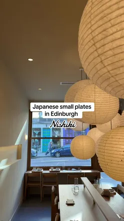 Delicious Japanese small plates served at Nishiki restaurant in Edinburgh, showcasing vibrant flavors and elegant presentation.