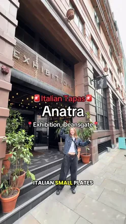 Guests enjoying Italian tapas at Anatra in Manchester, highlighting Suppli, Fried Zucchini, and Pappardelle.