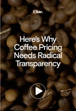 Coffee expert from @cluboigecoffee discusses rising coffee prices and the importance of pricing transparency.