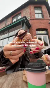 Exploring Altrincham: enjoying chai, donuts, and visiting local parks and markets.