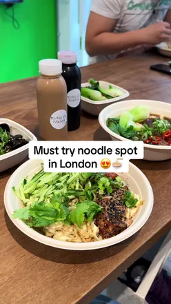 Delicious Taiwanese noodles at Kung Fu Mama in Covent Garden, London—quick, healthy, and packed with flavor!