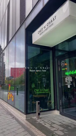 Delicious Indian street food displayed at Chit 'n' Chaat in Manchester, inviting food lovers to indulge.