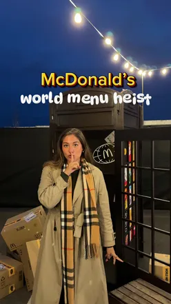 Exploring McDonald's World Menu Heist pop-up in London, featuring global menu items for a unique foodie experience.