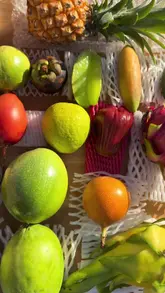 Exotic fruit delivery from The Greengrocer, featuring rose apples and caramel sapodilla in London.