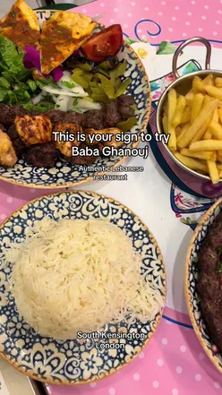Delicious Lebanese dishes served at Babaghanouj in London, showcasing vibrant flavors and fresh ingredients.