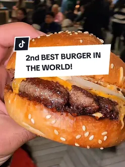 Enjoying a classic cheeseburger and Oreo milkshake at Bleecker Burger, Westfield London—ranked among the world's best.