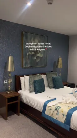 Cozy autumn staycation at Woughton House Hotel, featuring warm decor and comfortable hotel room vibes.