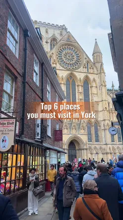 Top attractions in York: York Minster, Castle Museum, National Railway Museum, The Shambles, Forest Restaurant, St Mary's Abbey.