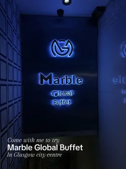Delicious sushi and buffet stations at Marble Global Buffet in Glasgow, perfect for family dining.