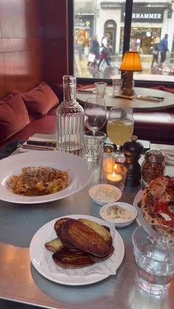 Interior of Bosco Italian on St Mary's Street, Cardiff, showcasing elegant decor and a welcoming family-friendly atmosphere.