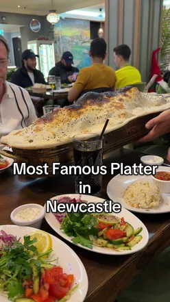 Mixed grill platter for four at Saray Turkish Grill House in Newcastle, a delicious meal for just £115.