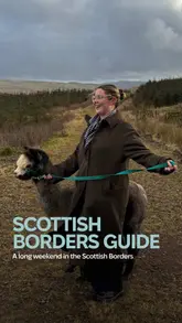 Explore the Scottish Borders with local delights like Cocoa Black and unique shops; perfect for a long weekend getaway!