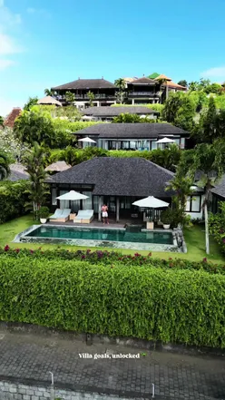 Stunning view of Hidden Hills Villas in Uluwatu, Bali, showcasing luxury accommodations and beautiful scenery.