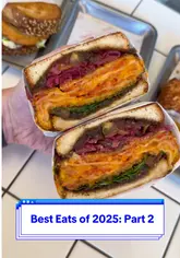 Delicious sandwiches showcased at Crunch in Soho, London, part of the Best Eats of 2025.