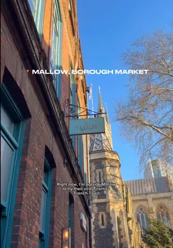 Delicious Tiramisu French Toast at MALLOW in Borough Market, a top brunch spot for Veganuary in London.