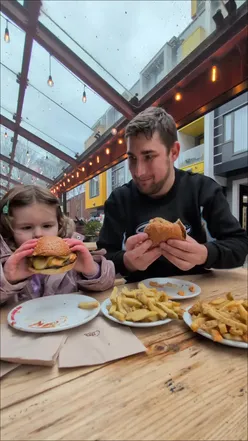 Available for 3 weeks, @goodburgertc is at Mackie Mayor!  Proper meaty burgers! These were great. and the pickle lemonade is certainly different  💰Prices: Double good burger with added bacon £14.50 Classic burger £9.50 fries £5 Cajun fries £5.50 📍Smithfield Market Hall, 1 Eagle St, Manchester M4 5BU #manchester #manchesterfood #manchesterfoodie #burger 