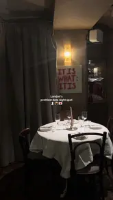 A short, aesthetic montage showcasing the interior, table settings, and various dishes at Bottarga, a restaurant in London. The video uses slow, deliberate shots to highlight the romantic and intimate ambiance, suitable for a date night.