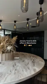 Delicious January offers at top Manchester restaurants, showcasing vibrant dishes and festive ambiance.