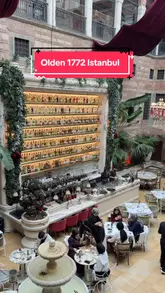 A visually appealing reel showcasing the interior and breakfast spread of Olden 1772 in Istanbul, featuring a mix of wide shots of the ornate dining room and close-ups of the food.