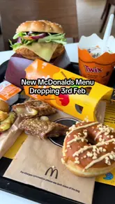 New McDonald's Friends campaign menu with McGriddles, Philly Cheese Stack, and unique dips launching February 3, 2026.