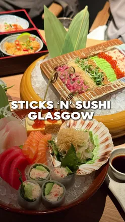 I know it’s been open over a month now but we’ve only now managed to try the new @Sticks’n’Sushi UK in Glasgow and my goodness it did not disappoint!  Our standards were through the roof because of the hype around this places and with it being a little on the spennier side of restaurants. They smashed all expectations and we would say it’s our new fav for sushi in Glasgow!  They also have a fantastic bar downstairs that serves seasonal cocktails which would be nice for a date. The sushi is such good quality and the staff is nice and unpretentious. It would make a great restaurant for birthdays, graduations, date night and if you want a fancy dinner 😍.pr #glasgow #food #sushi #restaurant #PlacesToVisit 