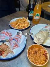 Lunch at Barburrito in Cardiff, featuring burritos and a special chili deal. Perfect spot for healthy eating! #BOGOF